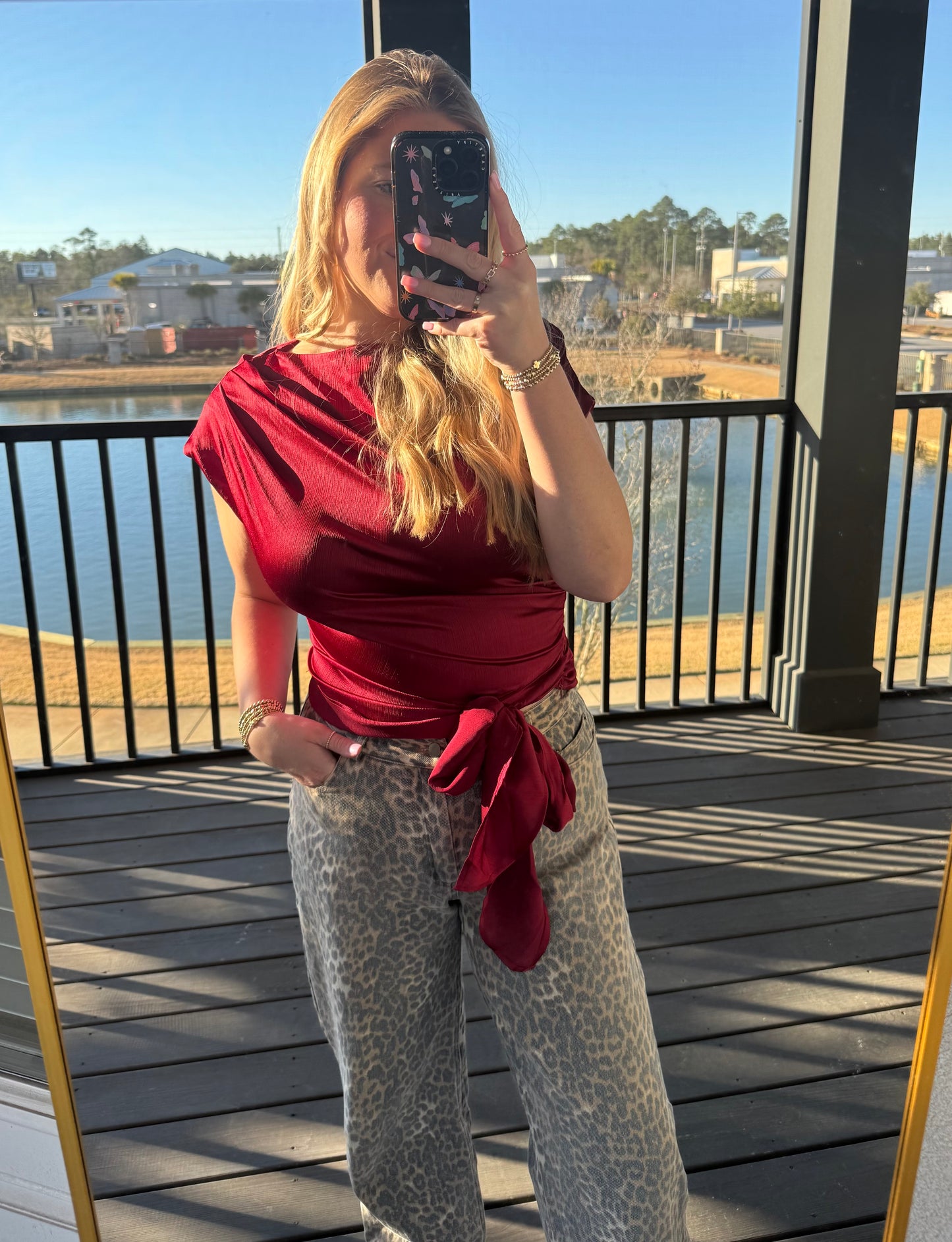Waist Tie Blouse